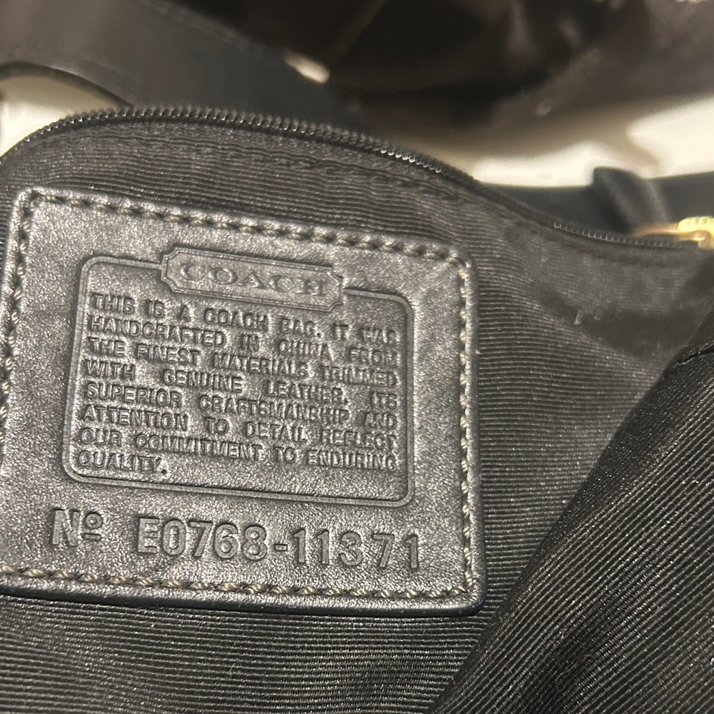 Coach Black Signature Hobo Bag - Picture 8 of 16